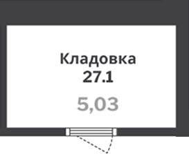  комн., 5.03 м²