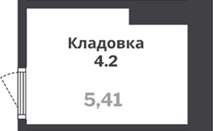  комн., 5.41 м²