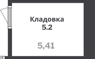  комн., 5.41 м²