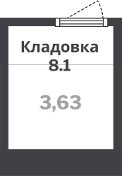  комн., 3.63 м²
