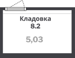  комн., 5.03 м²