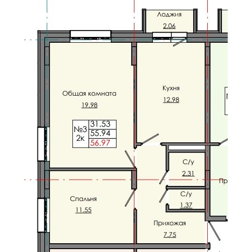 Квартира 3 6
