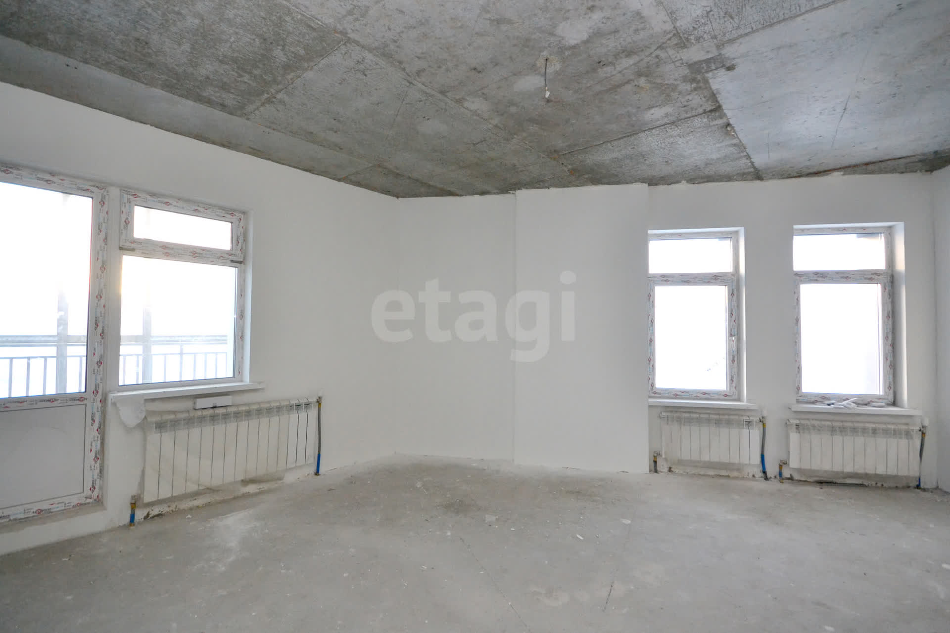 2 комн., 57 м², Монолитно-каркасный