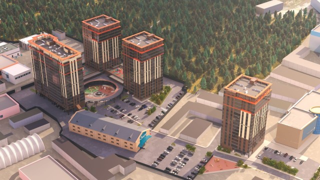 1 комн., 43 м², Монолитно-каркасный, Крестьянский рынок, стадион "Туймаада"