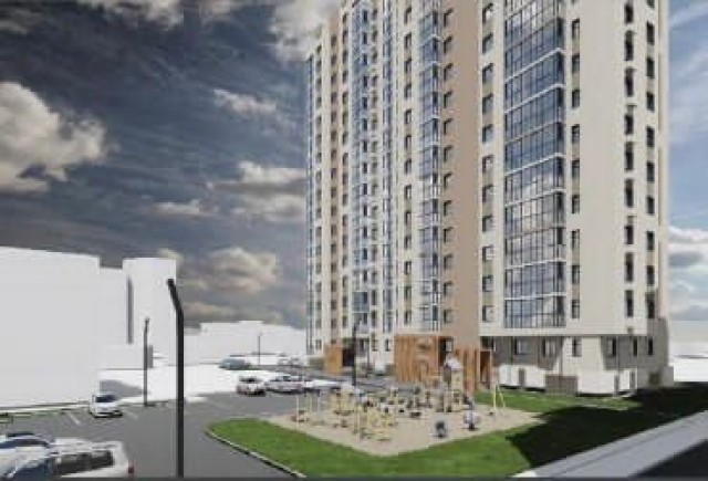 1 комн., 44 м², Инд. планировка, Залог