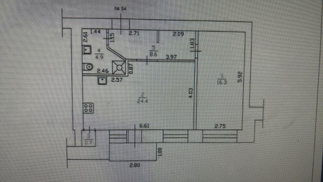 2 комн., Инд. планировка, Центр - район пл. Орджоникидзе 14