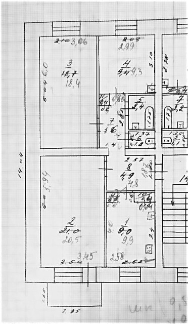 3 комн., 70 м², Блочный, Сайсары