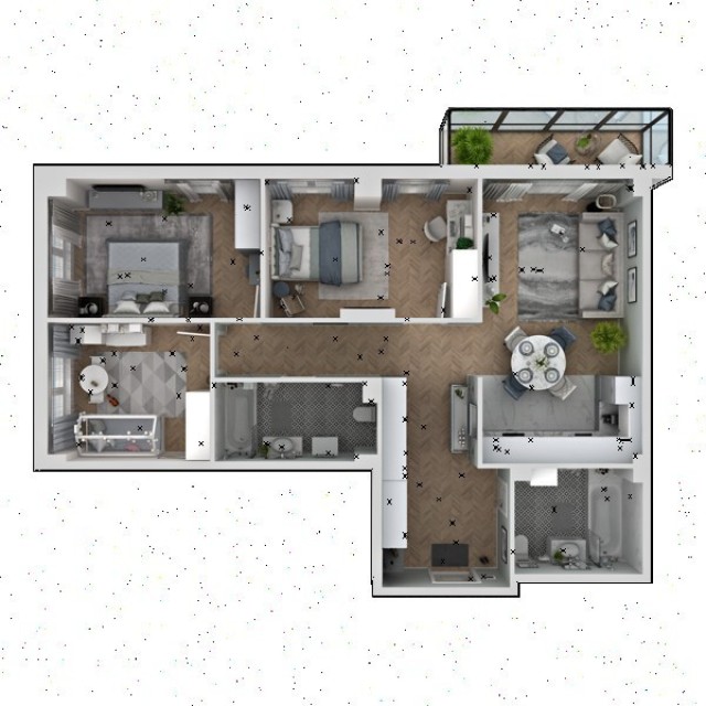 4 комн., 94 м², Монолитно-каркасный, Вилюйский тракт 9