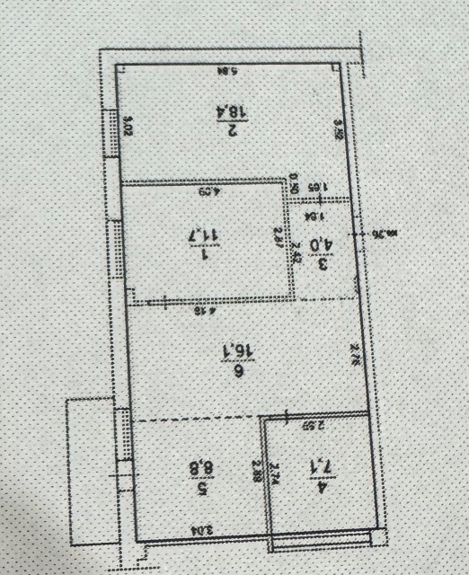 2 комн., 66 м², Инд. планировка, ТЦ "Олонхо" 5