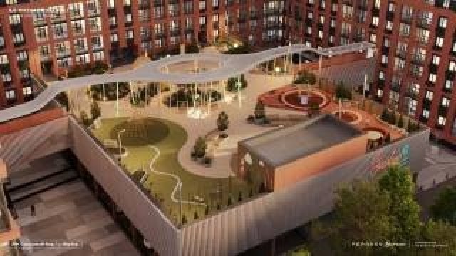 1 комн., 35 м², Инд. планировка 5