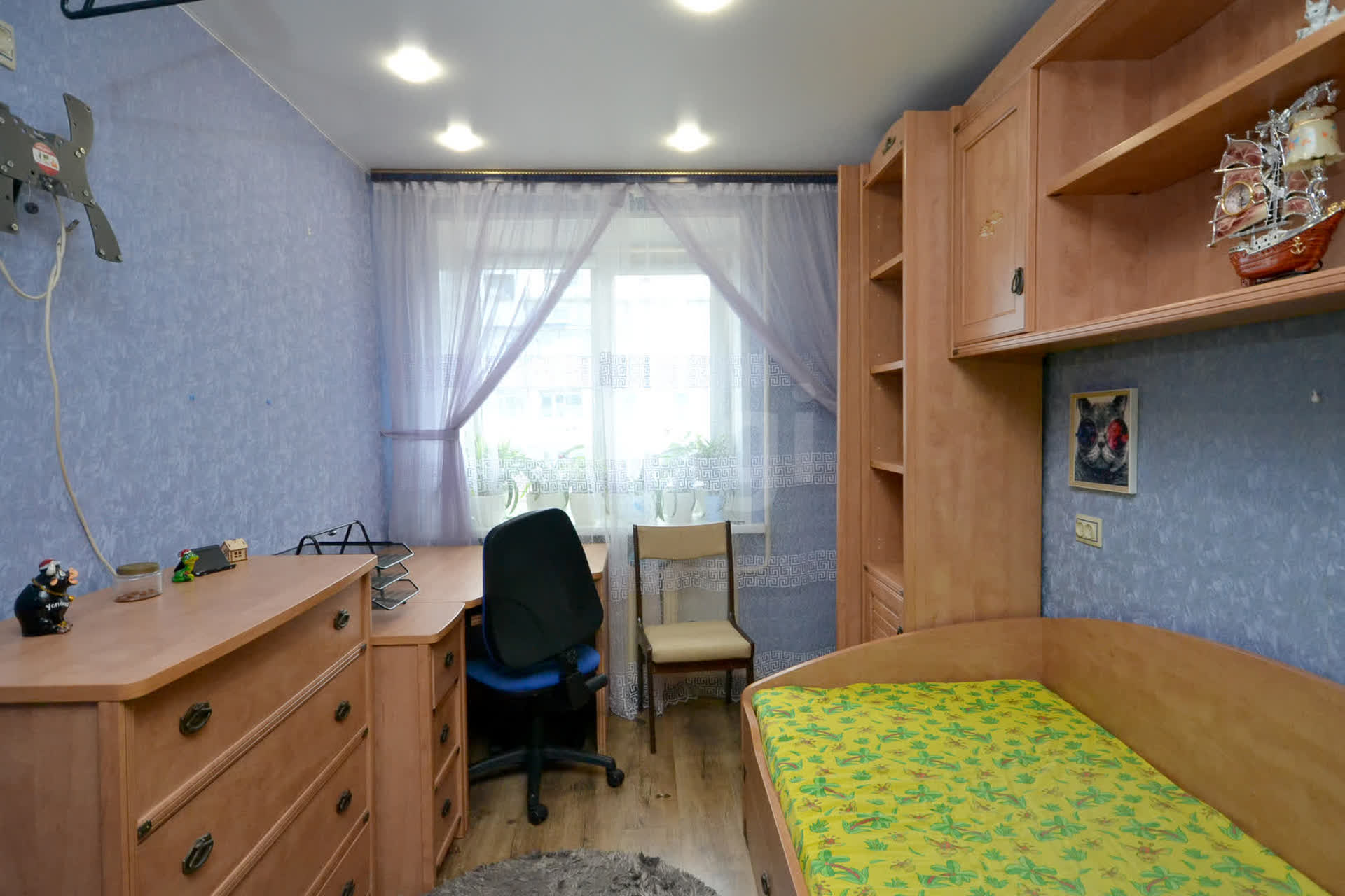 3 комн., 57 м², Хрущевка 8