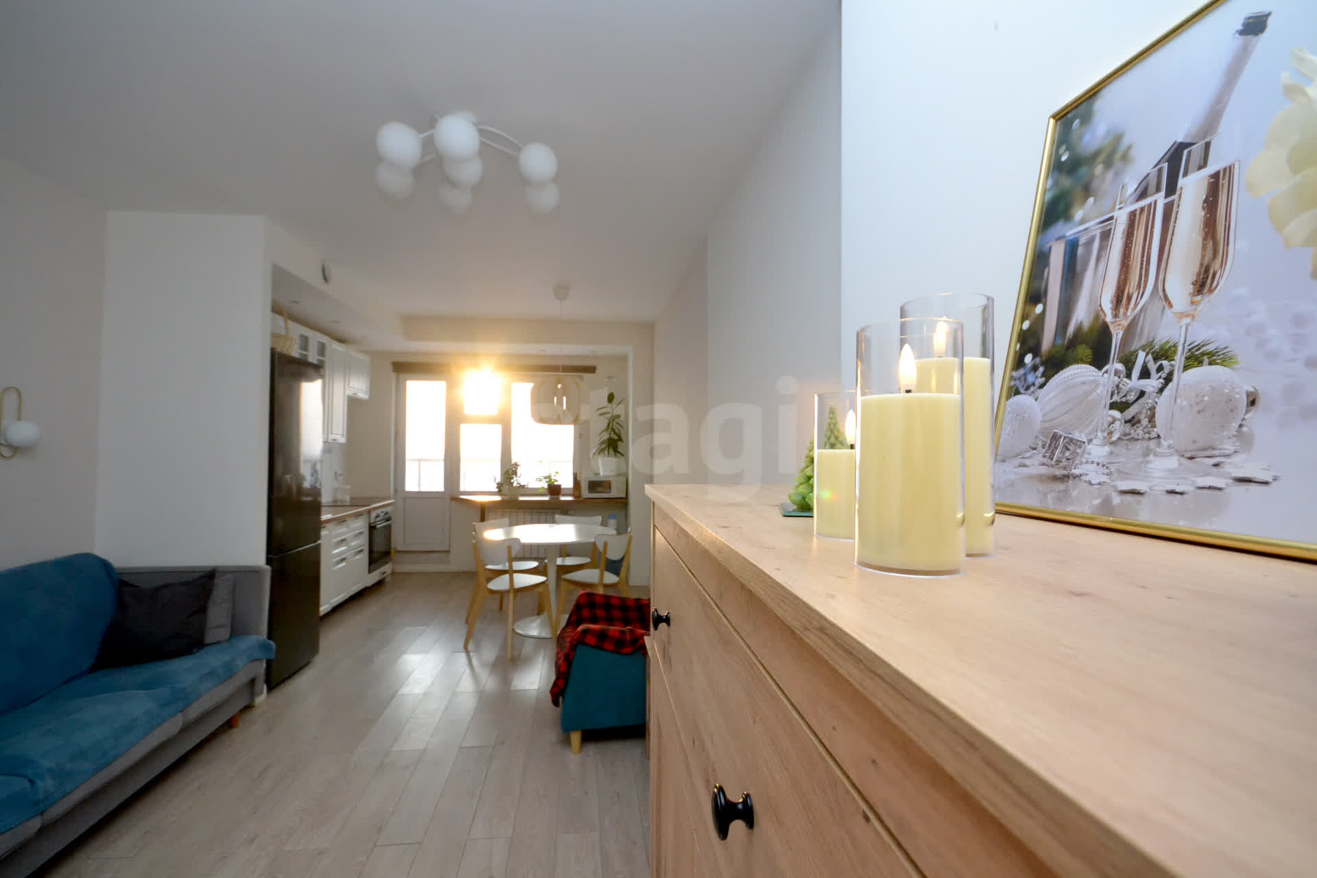 2 комн., 74 м², Монолитно-каркасный 2