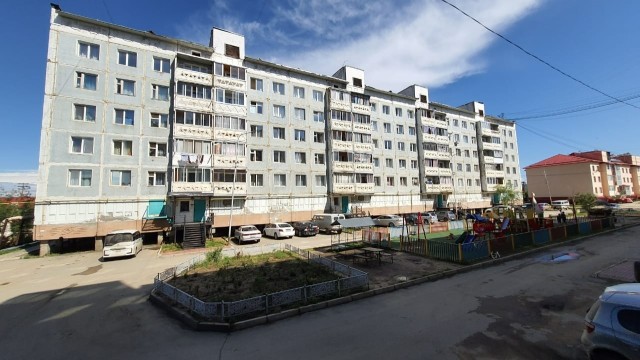 3 комн., 61 м², КПД, Жатай 19