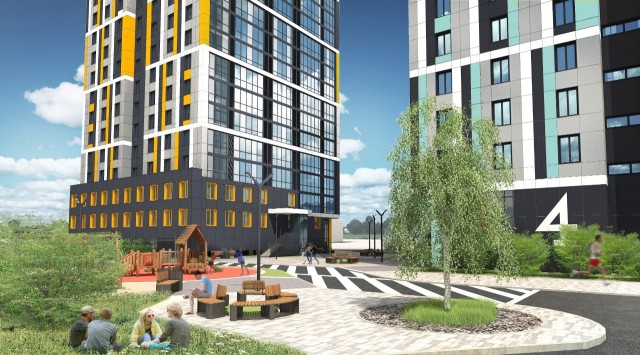 1 комн., 40 м², Монолитно-каркасный, Сайсары 11