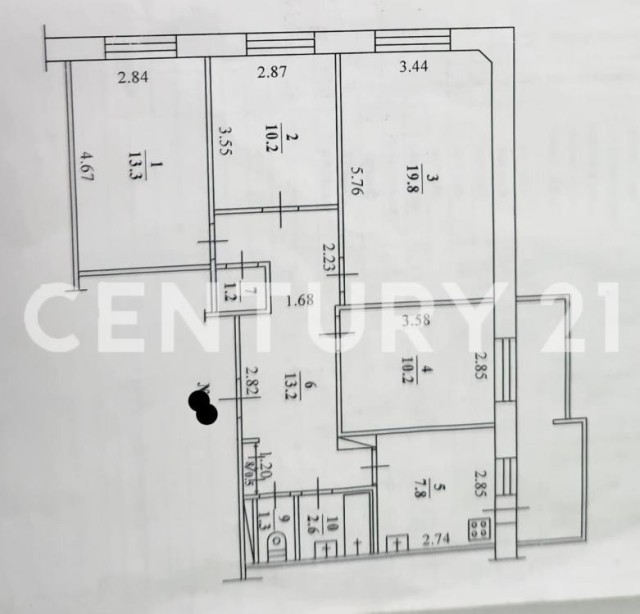 4 комн., 80 м², 112 серия, Автовокзал 10