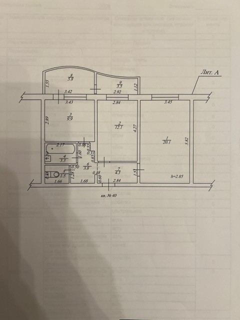 2 комн., 64 м², 112 серия, Центр - район пл. Дружбы 12