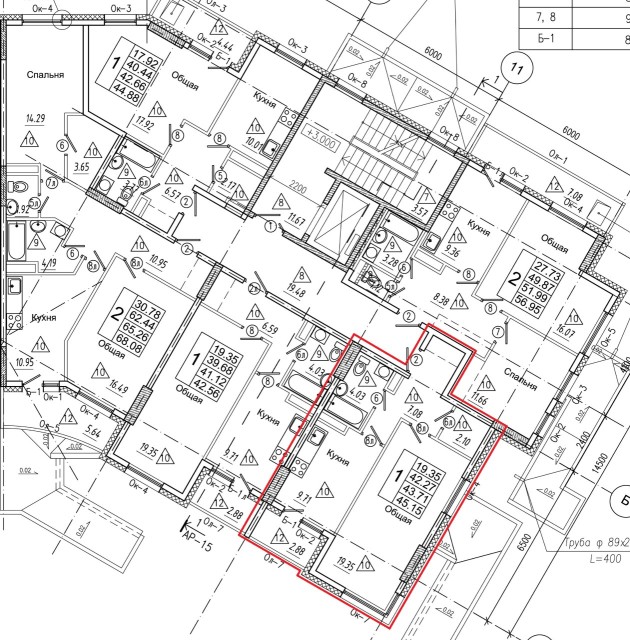 1 комн., Монолитно-каркасный, Сайсары 4