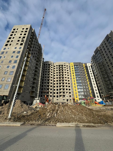 2 комн., 46 м², Монолитно-каркасный, Сайсары