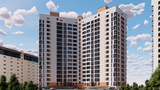 1 комн., 41 м², Монолитно-каркасный, Прометей, ЖК 3