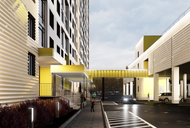 2 комн., 67 м², Монолитно-каркасный, Автодорожная 16