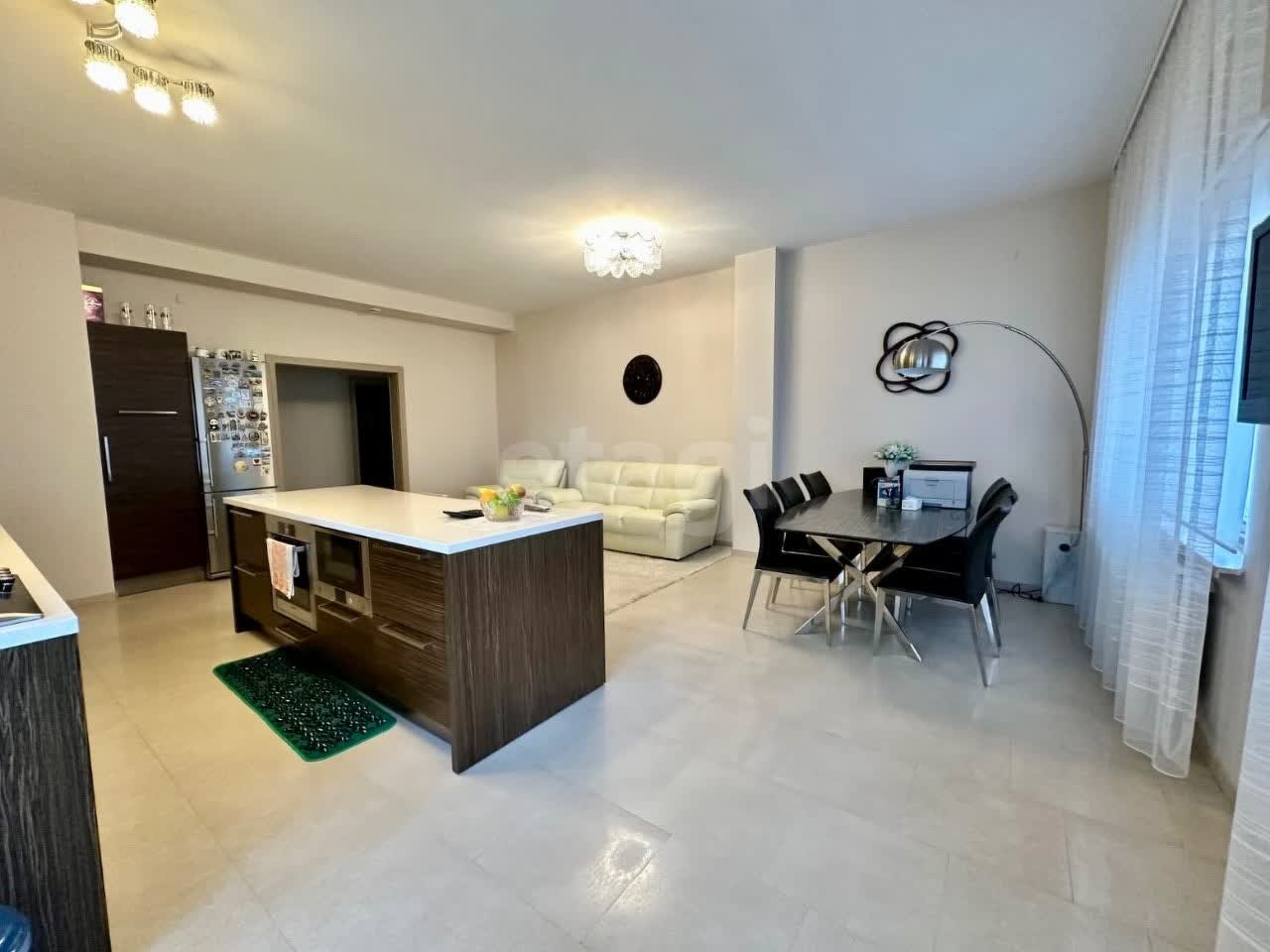 3 комн., 192 м², Инд. планировка 7