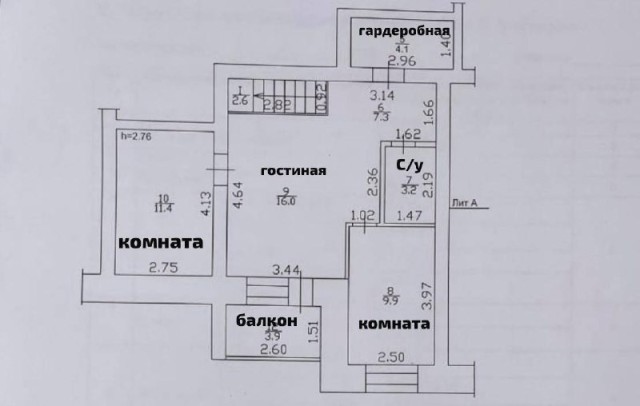 4 комн., 100 м², Инд. планировка, Вавилон 13
