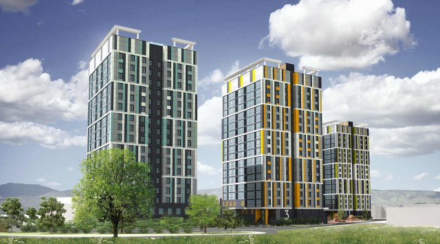 3 комн., 70 м², Монолитно-каркасный, Сайсары 13