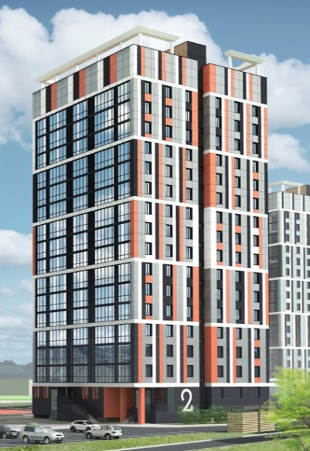 1 комн., Монолитно-каркасный