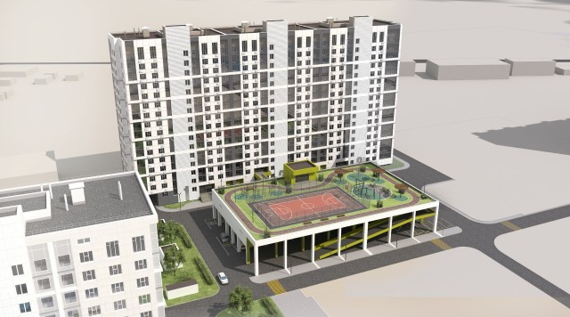 1 комн., 43 м², Монолитно-каркасный, Автодорожная