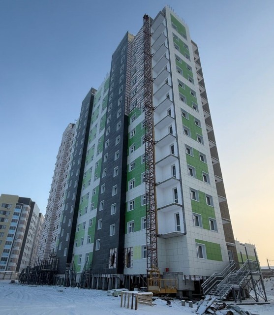 Студия, 33 м², Монолитно-каркасный, 17 квартал 3