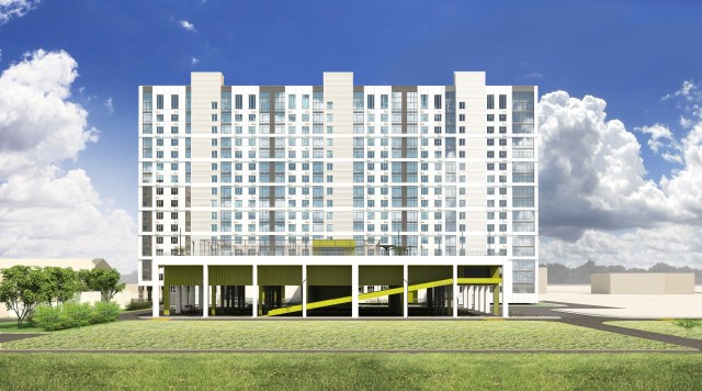 1 комн., 43 м², Монолитно-каркасный, Автодорожная 2