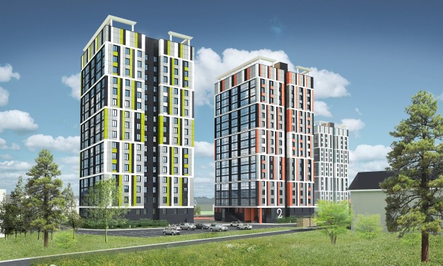 2 комн., Монолитно-каркасный, Сайсары 9