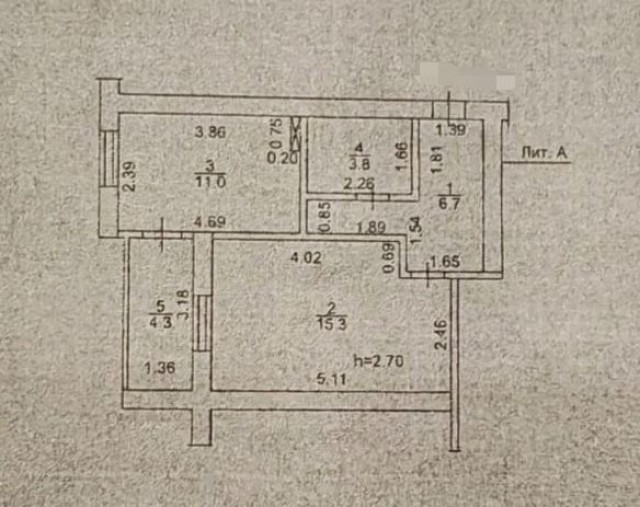 1 комн., Блочный, 16 квартал 4