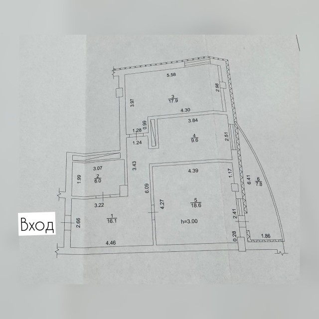 2 комн., 68 м², Инд. планировка, Центр - район пл. Орджоникидзе 10
