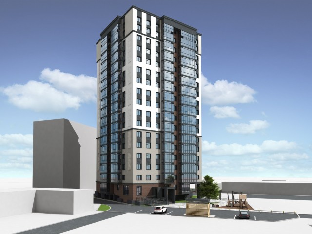 1 комн., 45 м², Монолитно-каркасный