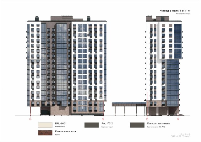 1 комн., 37 м², Монолитно-каркасный, Залог 5