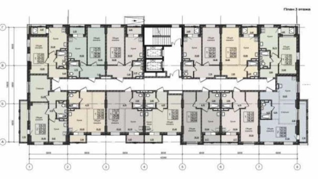 1 комн., 37 м², Монолитно-каркасный, Залог 13