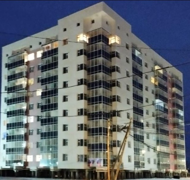 2 комн., 54 м², Монолитно-каркасный, Жатай