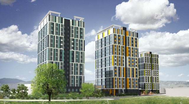 3 комн., Монолитно-каркасный, Сайсары 9