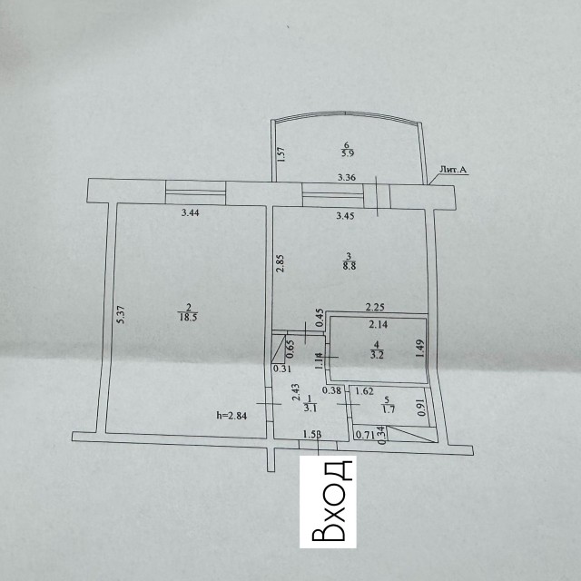 1 комн., 35 м², 112 серия, Сахацирк 10