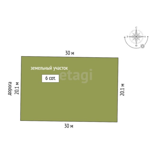 600 м², земельные участки, продаю 4