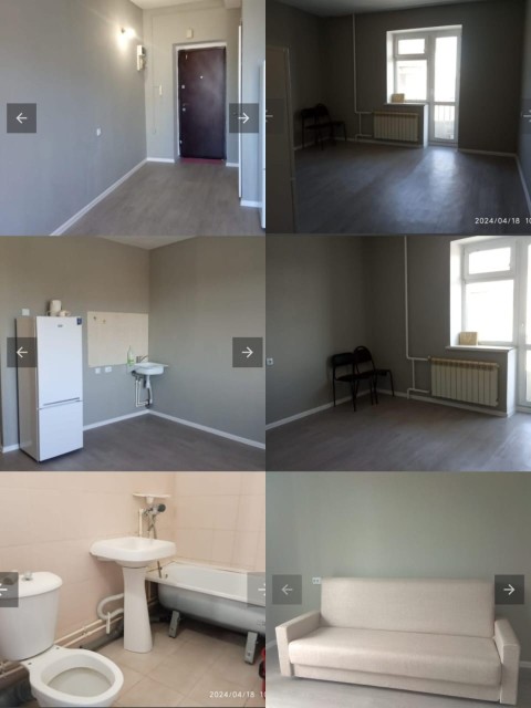 Студия, 24 м², Инд. планировка, 17 квартал