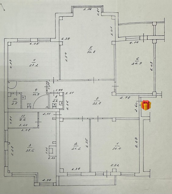Больше 4 комн., Инд. планировка, Дом быта 18