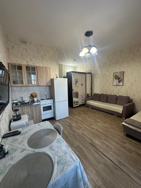 Студия, 26 м², Монолитно-каркасный, Авиапорт 2