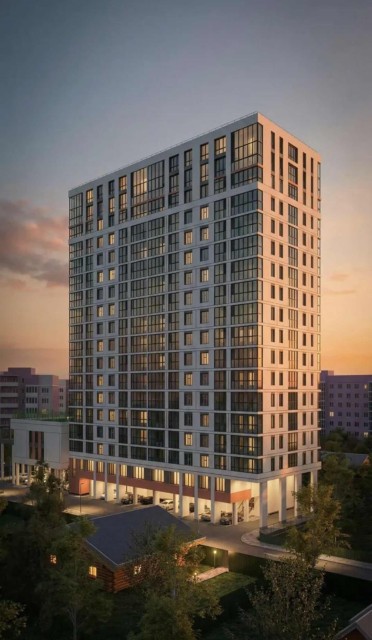 1 комн., 35 м², Монолитно-каркасный, 103 квартал (Ростелеком) 2