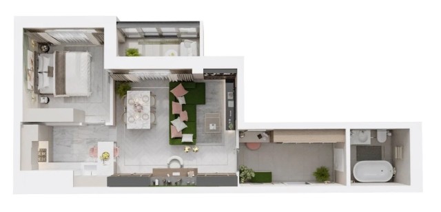 1 комн., Монолитно-каркасный, Вилюйский тракт 5