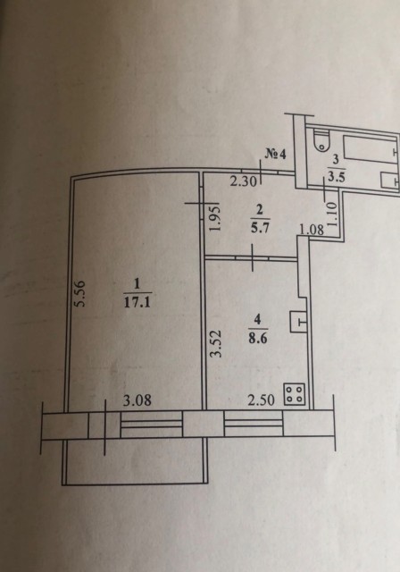 1 комн., 35 м², КПД, Рабочий городок, Водоканал 3