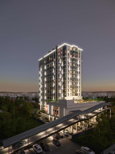 1 комн., 34 м², Монолитно-каркасный, 103 квартал (Ростелеком) 5