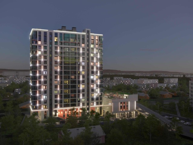 1 комн., 34 м², Монолитно-каркасный, 103 квартал (Ростелеком) 4