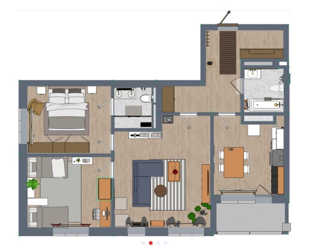 3 комн., Другое, Рынок Столичный 4